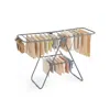 Breebe Clothes Drying Rack With Sock Clips In Gray