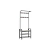 Breebe Coat Rack Shoe Bench