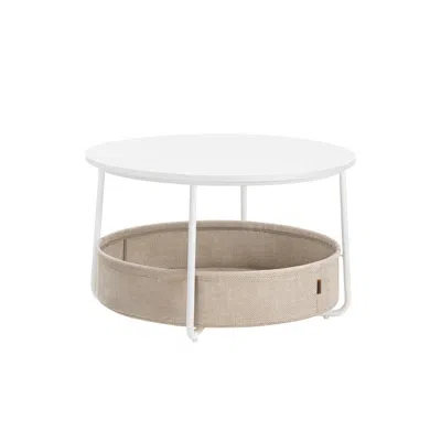 Breebe Coffee Table With Fabric Basket