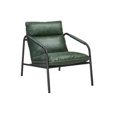 Breebe Collection - Accent Chair With Sleek Frame, Forest Green