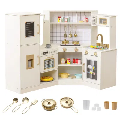 Breebe Corner Kids Play Kitchen With Stoves With Lights And Sounds In Multi