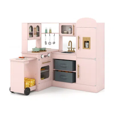 Breebe Corner Kitchen With Lights And Sounds For Kids Ages 3+ In Multi
