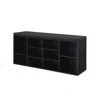 Breebe Cubbie Shoe Storage Bench With Cushion