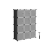 Breebe Cube Storage With Door, Set Of 12 Plastic Cubes