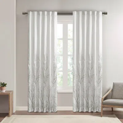 Breebe Curtain Panel In Gray