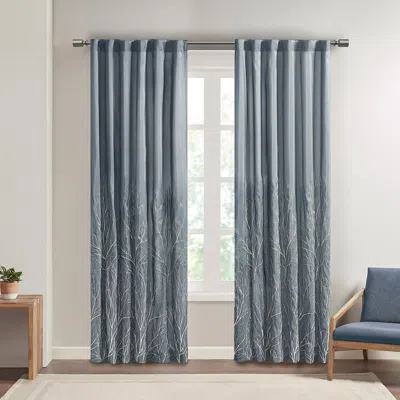 Breebe Curtain Panel(only 1 Pc Panel) In Blue