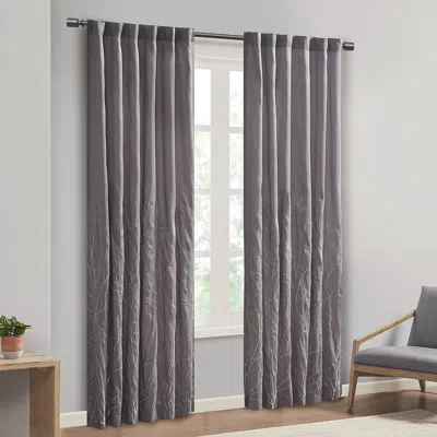 Breebe Curtain Panel(only 1 Pc Panel) In Black