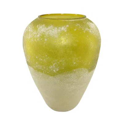 Breebe D 8 X 10" Decorative Glass Flower Vase, Green