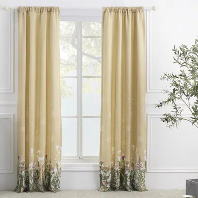 Breebe Dandelion Window Panel Pair In Gold