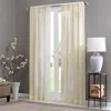 Breebe Diamond Sheer Window Curtain Panel(only 1 Pc Panel) In Neutral