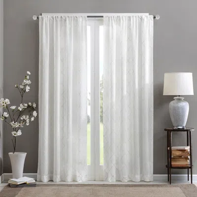 BREEBE DIAMOND SHEER WINDOW CURTAIN PANEL(ONLY 1 PC PANEL)