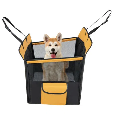 Breebe Dog Car Seat Cover With Mesh Window In Multi