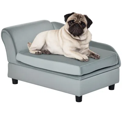 Breebe Dog Sofa Bed With Storage And Modern Furniture Design In Gray