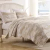 Breebe Dover Natural Coverlet Set In Brown