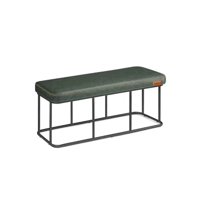 Breebe Ekho Collection - Bench For Entryway Bedroom, Forest Green