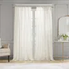 Breebe Embroidery Curtain Panel (only 1 Pc Panel) In White