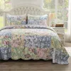Breebe Emma Quilt Set In Blue