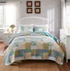 Breebe Evangeline Quilt Set 3-piece Full/queen In Multi