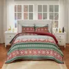 Breebe Fair Isle Quilt Set 3-piece King/cal King In Multi