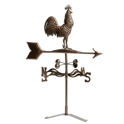 Breebe Farmhouse Outdoor Weather Vane In Brown