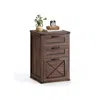 Breebe File Cabinet With 3 Drawers, Fit A4 In Brown