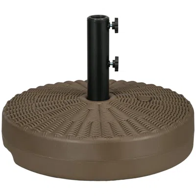 Breebe Fillable Round Patio Umbrella Base In Pink