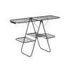 Breebe Foldable 2-level Laundry Drying Rack Black