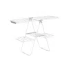 Breebe Foldable 2-level Laundry Drying Rack White And Green