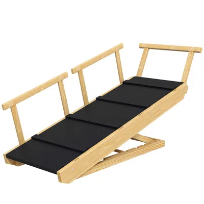 Breebe Foldable Dog Stairs With Non-slip Mat For Small To Large Dogs In Multi
