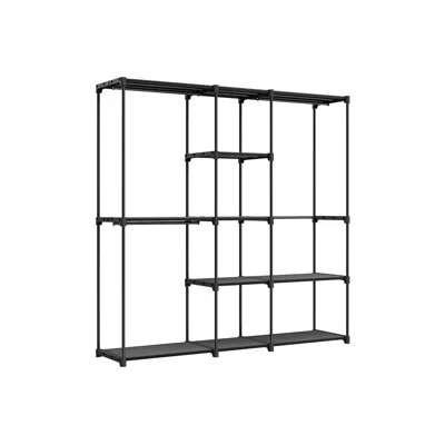 Breebe Freestanding Closet Organizer In Black