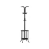 Breebe Freestanding Metal Coat Rack Ink Black