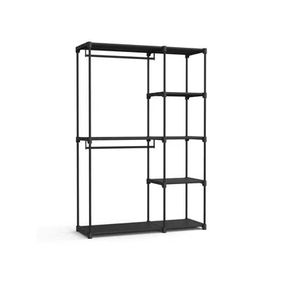 Breebe Freestanding Portable Closet Black