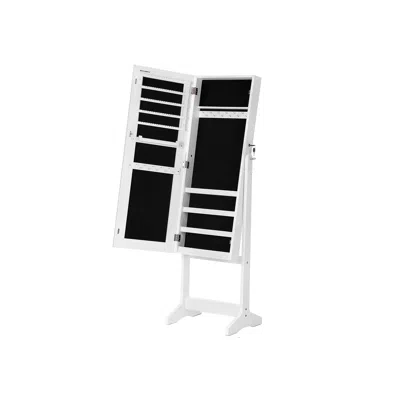Breebe Full Mirrored Jewelry Cabinet