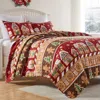 Breebe Gingerbread Lane Quilt Set 3-piece Full/queen In Multi