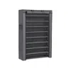 Breebe Gray Enclosed Shoe Rack