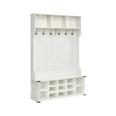Breebe Hall Tree With Bench And Shoe Storage In Brown