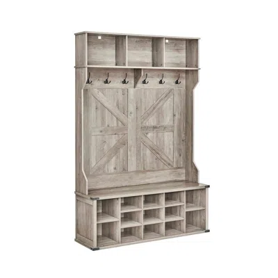 Breebe Hall Tree With Bench And Shoe Storage In Neutral