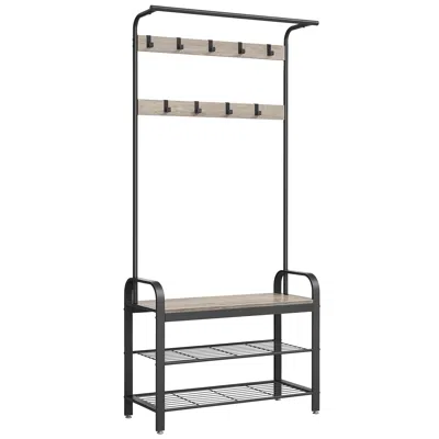 Breebe Hall Tree With Shoe Bench For Entryway