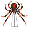 Breebe Halloween Spider Decoration With 16 Flickering Warm White Leds In Multi