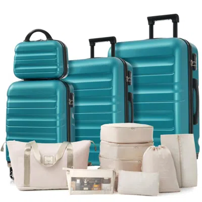 Breebe Hardshell Abs Luggage Set - Lightweight & Durable Suitcases With Dual Spinner Wheels, Carry-on & Che In Multi