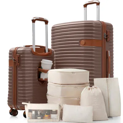 Breebe Hardshell Luggage Set With Tsa Lock, 360â° Spinner Wheels, Lightweight Durable Travel Suitcases For 