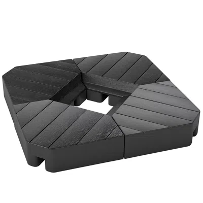 Breebe Heavy Duty Offset Patio Umbrella Base In Black