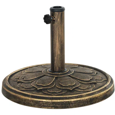 Breebe Heavy Duty Outdoor Umbrella Stand Base In Metallic