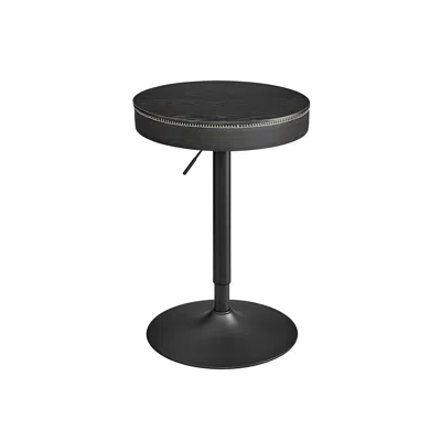 Breebe Height Adjustable Bar Table In Black
