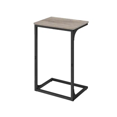 Breebe Industrial C-shaped Side Table