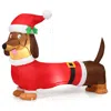 Breebe Inflatable Christmas Dog With Led Lights In Multi