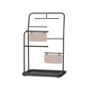 Breebe Jewelry Stand With 6 Hanging Rods Ink Black