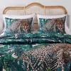 Breebe Jungle Cat Sham Standard In Green
