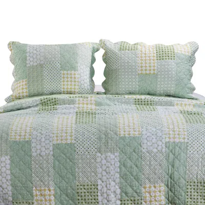 Breebe Juniper Sham Standard In Green