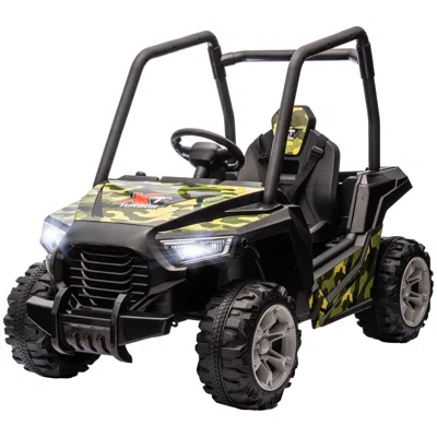 Breebe Kids 12v Ride On Car With Soft Start Feature In Black